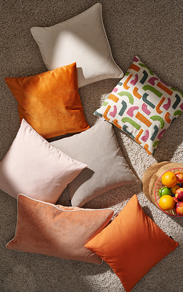 Kissen, Dekoration für Zuhause, Orange, Produzieren