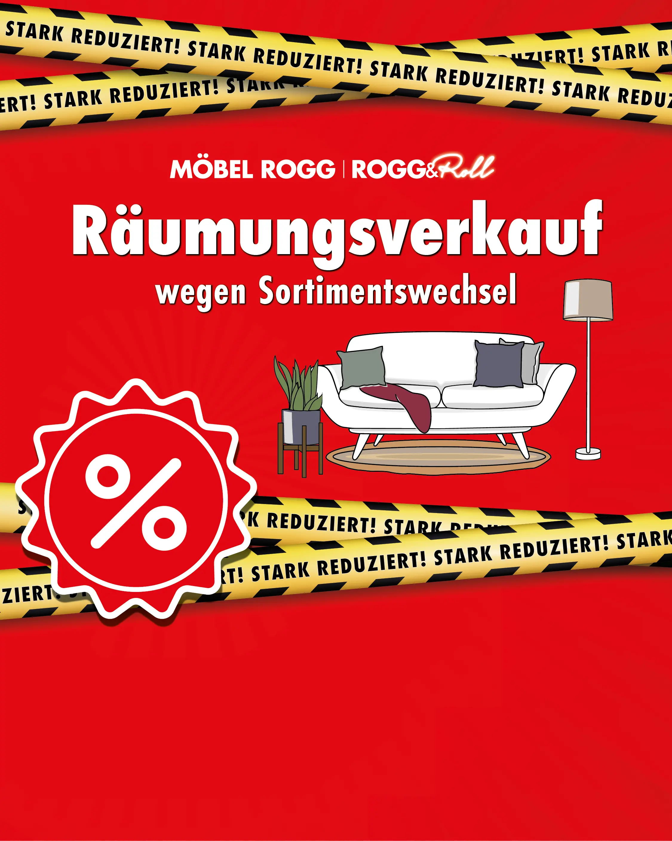 wegen Sortimentswechsel: Bis zu -25 % auf gekennzeichnete Ausstellungsstücke!