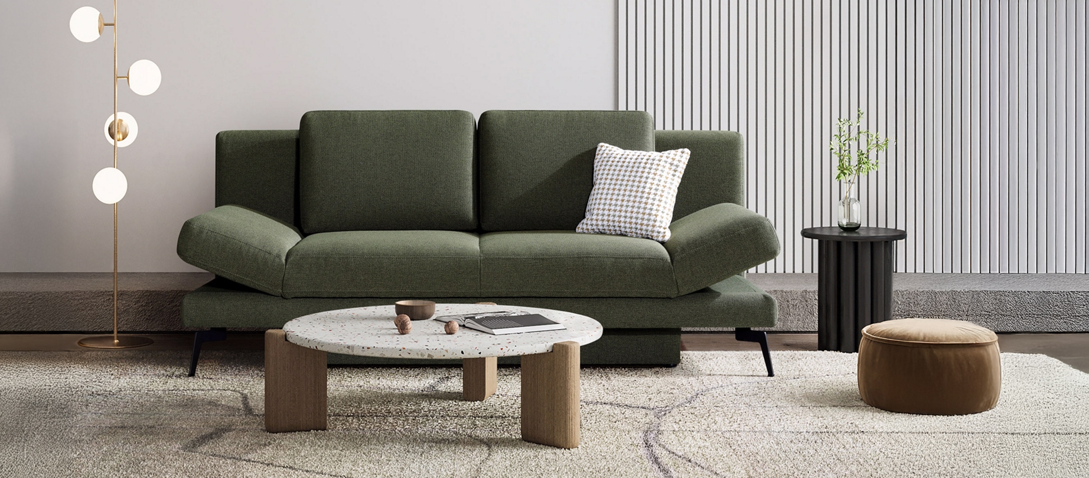 Moebel, Couch, Kaffeetisch, Tabelle, Dekoration für Zuhause